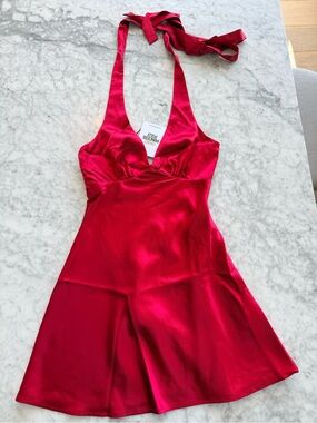 olive green short prom dress Short Silve Green Satin V-neck Dress – Lisposa